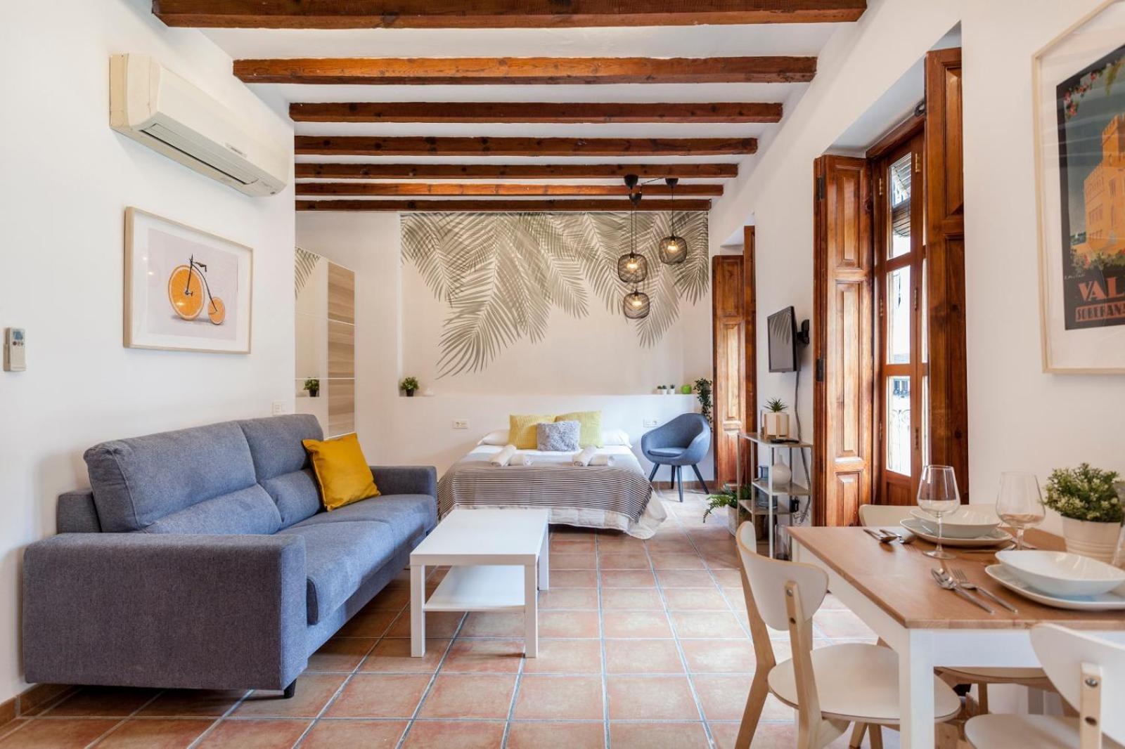 Sunny Modern Flat By Mercado Central Valencia Ngoại thất bức ảnh